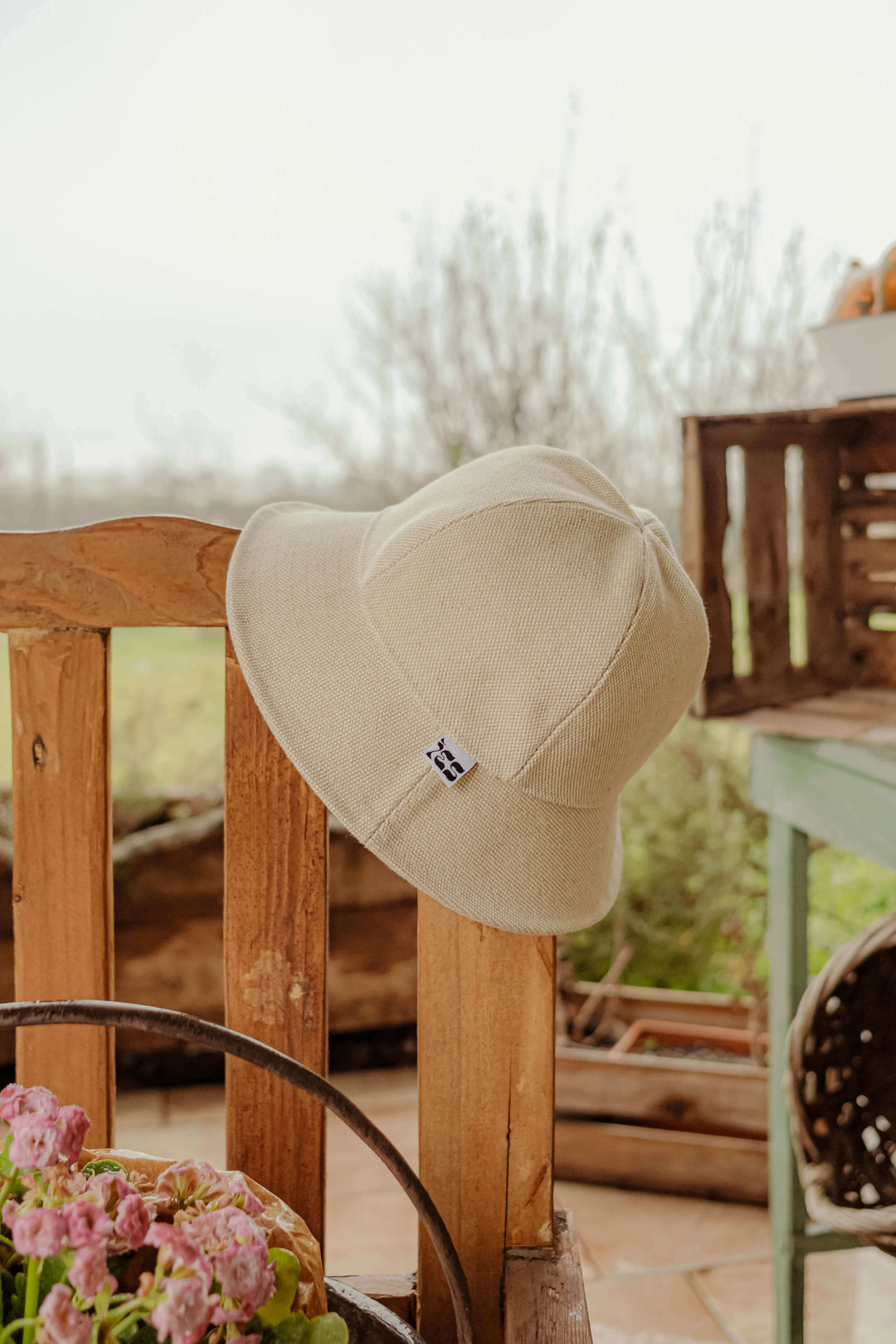 Cappello double face, beige