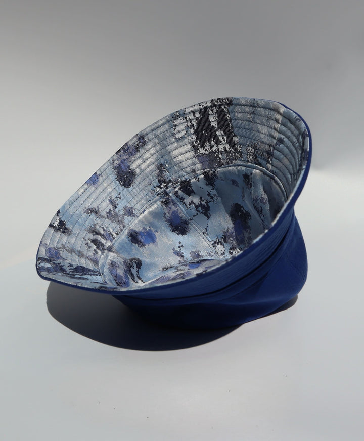 Cappello double face, blu