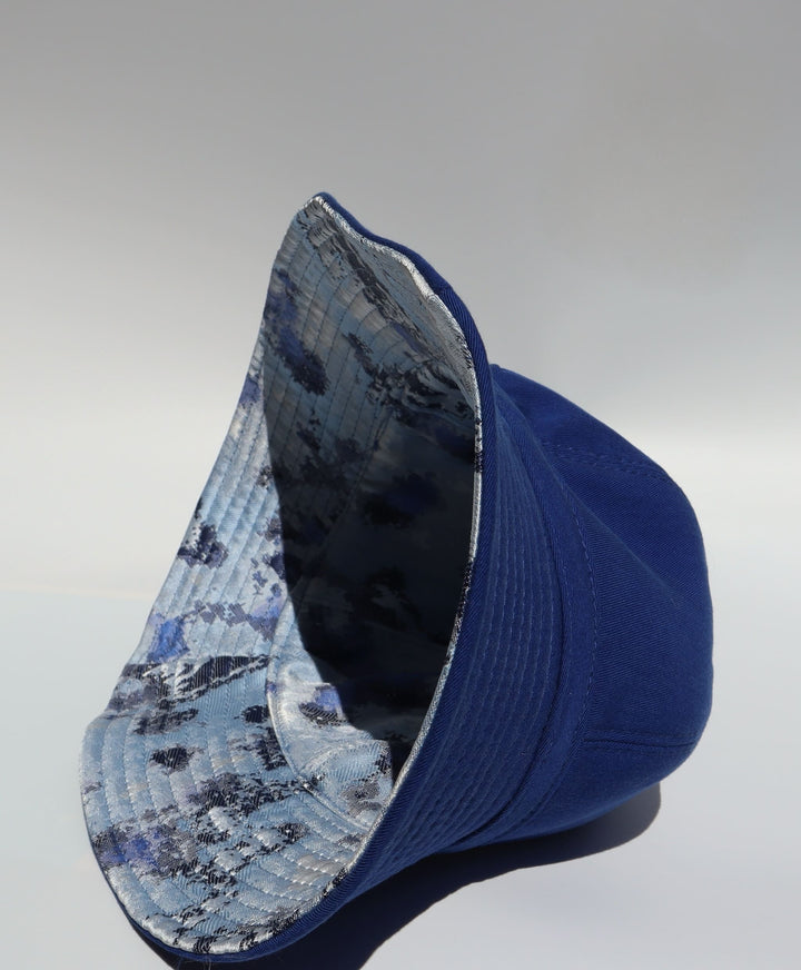 Cappello double face, blu