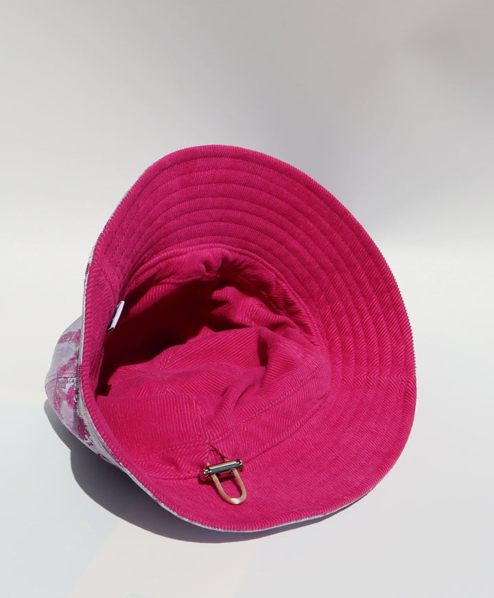 Cappello double face, fucsia