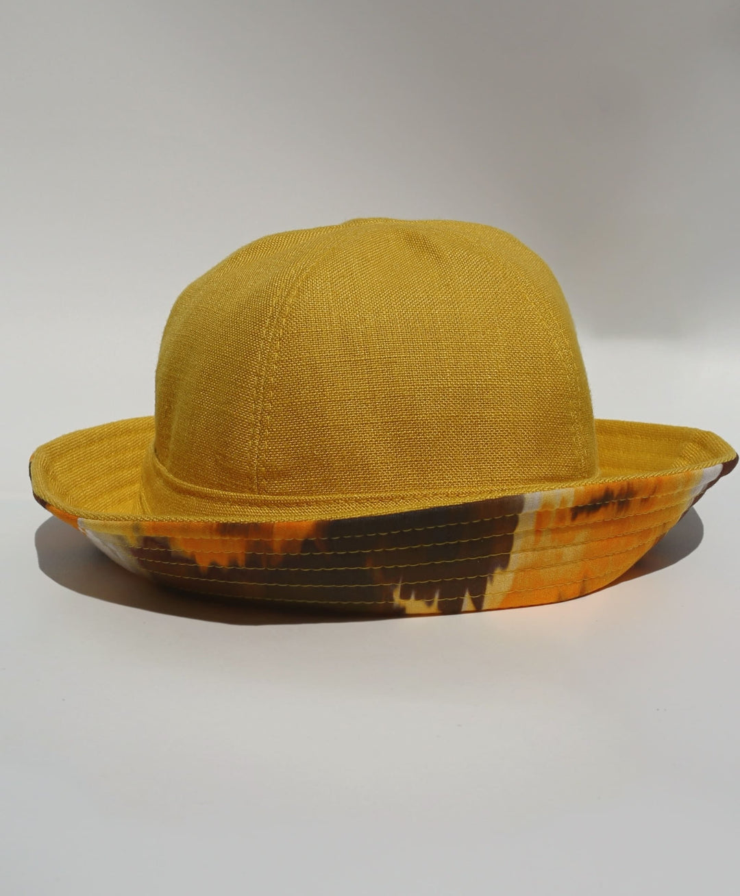 Cappello double face, giallo