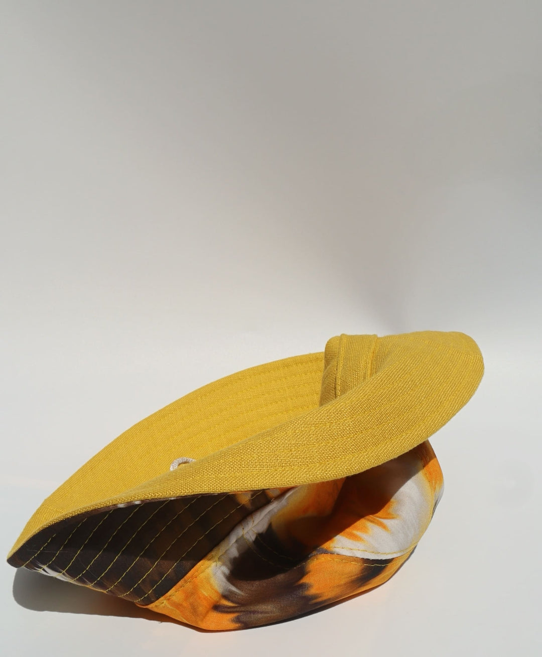 Cappello double face, giallo
