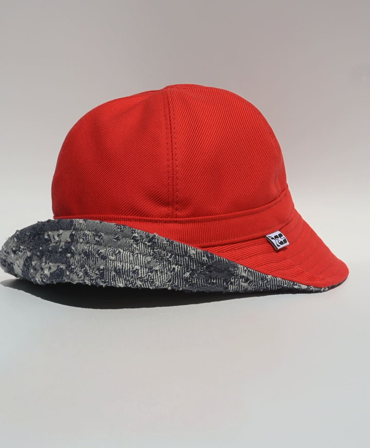 Cappello double face, rosso