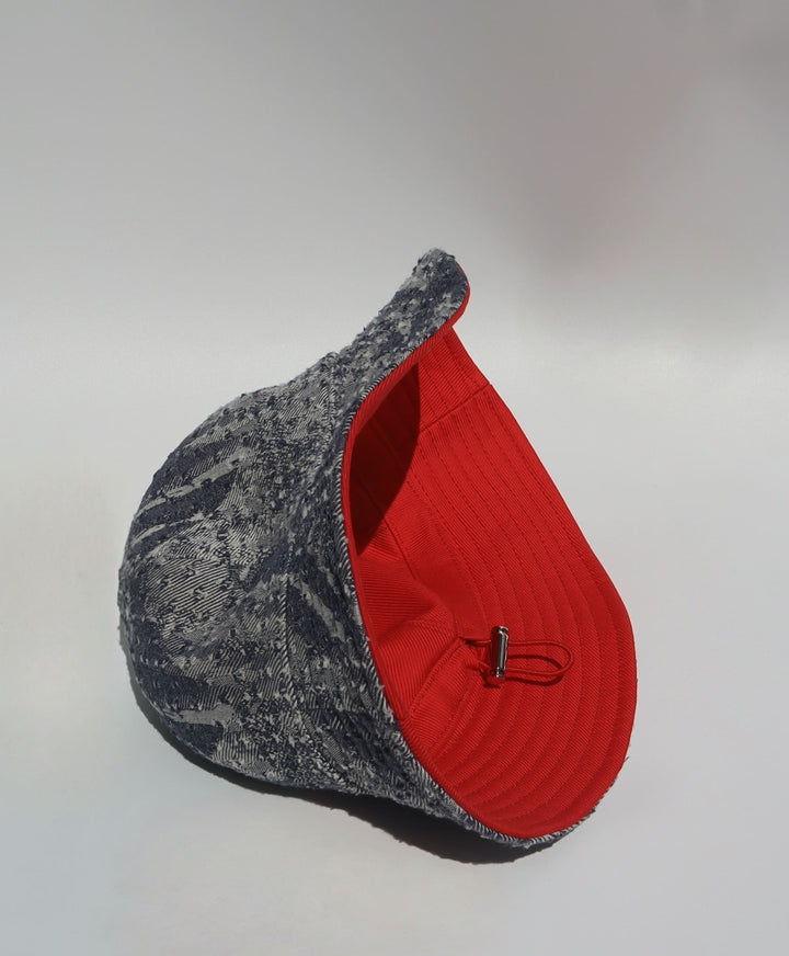 Cappello double face, rosso