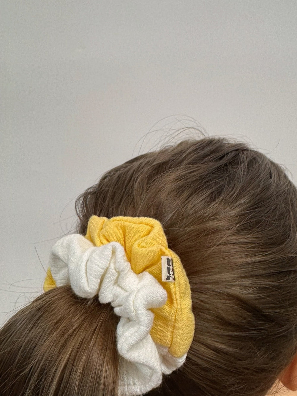 ELASTICO PER CAPELLI IES IN TESSUTO DOPPIO COLORE VISCOSA